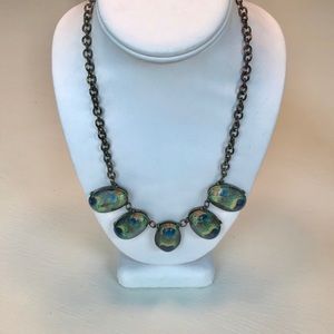 Peacock necklace